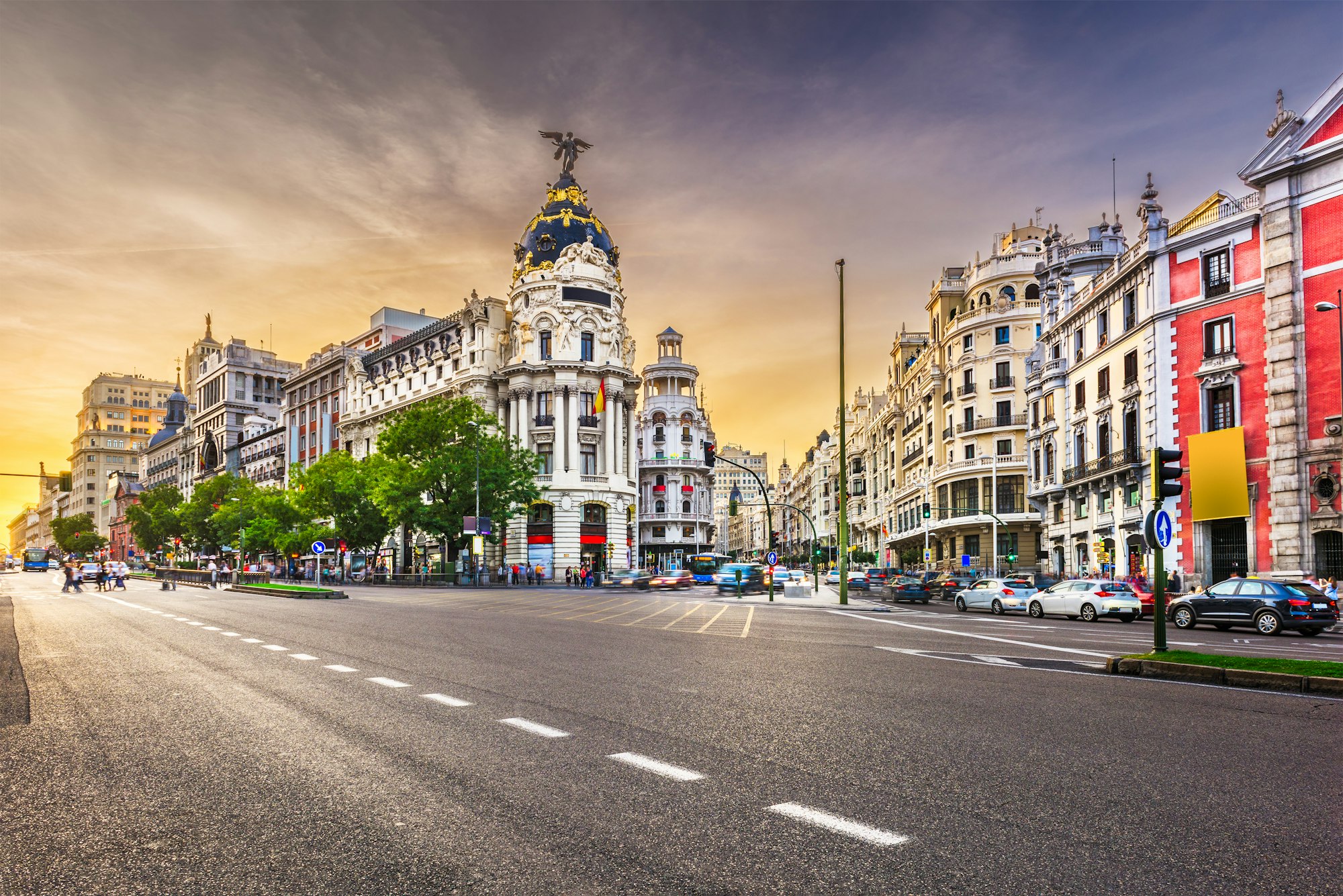 Europa - Madrid, Spain cityscape a