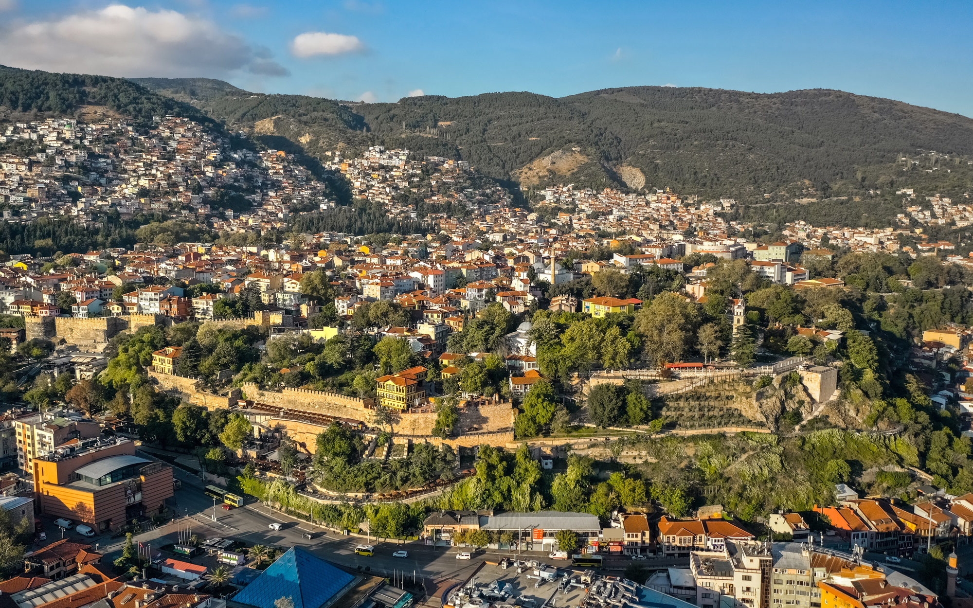 Aerial view of Bursa