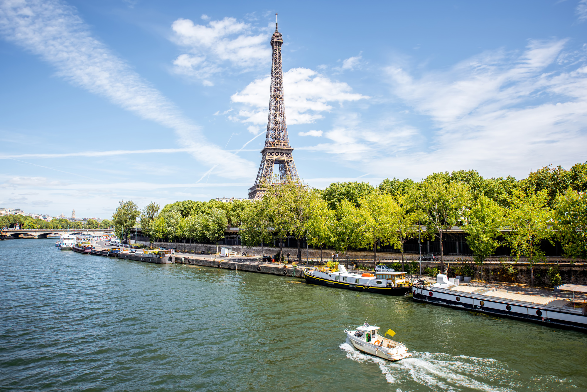 Cityscape view of Paris