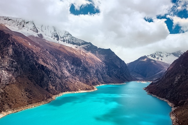 laguna paron, lake paron, peru, huascaran national park, cordillera blanca, peru landscape, blue lake, turquoise lake, teal lake, nature, mountains, lake, clouds, sunny, peru trekking, peru hiking, peru, peru, peru, peru, peru, cordillera blanca, cordillera blanca