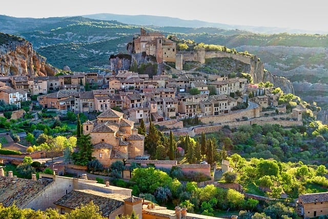 village, hilltop, town, historical town, panorama, medieval, mediterranean, village, village, village, village, village, town