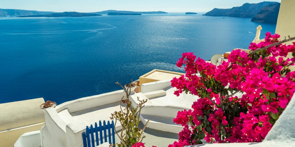 Oia in Santorini island