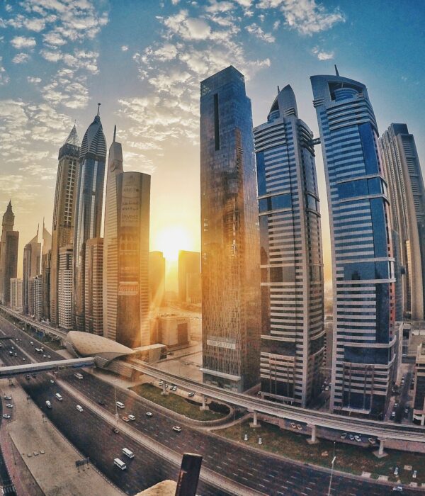 Sunrise in Dubai